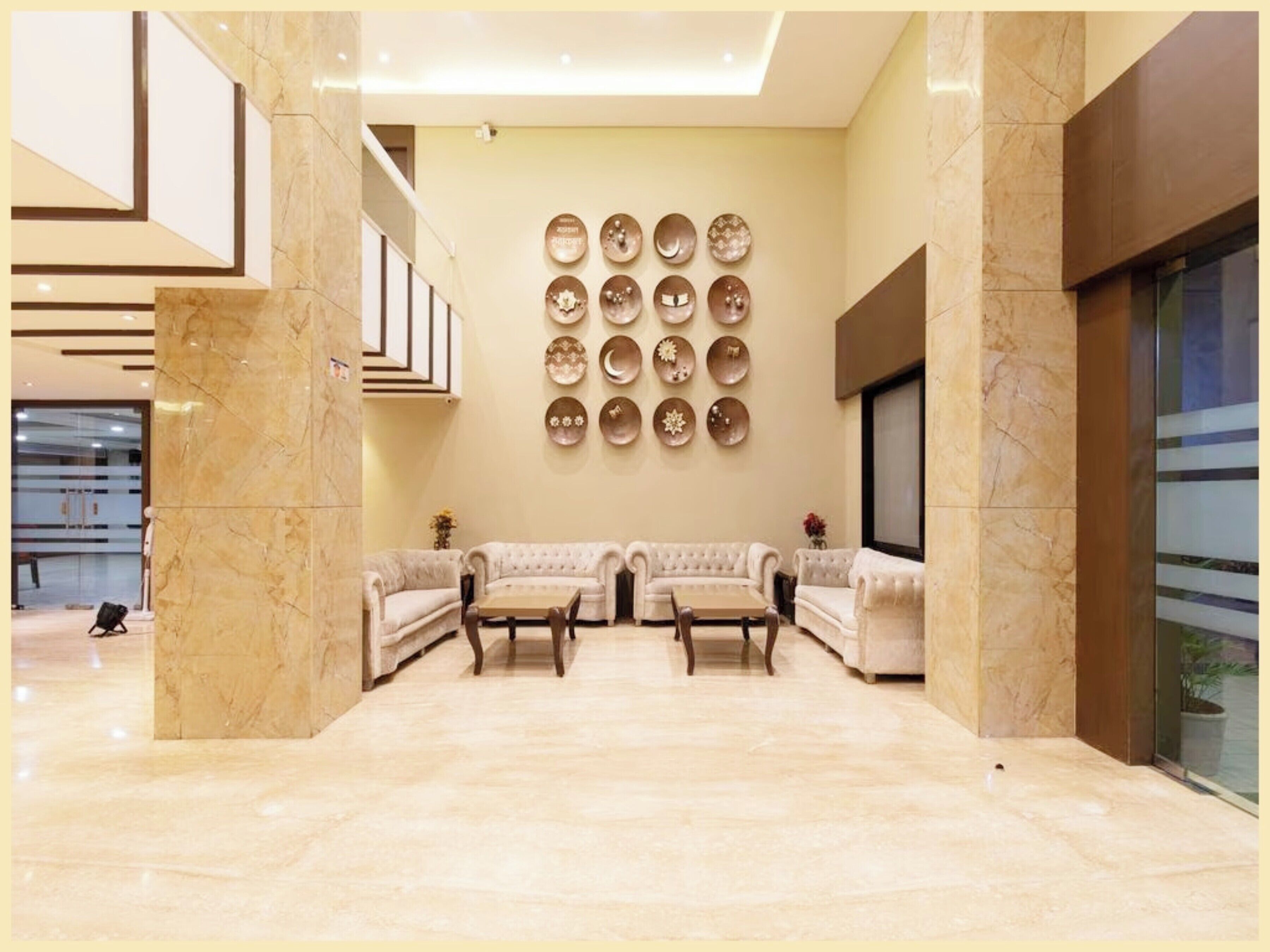 Sala de estar en el lobby