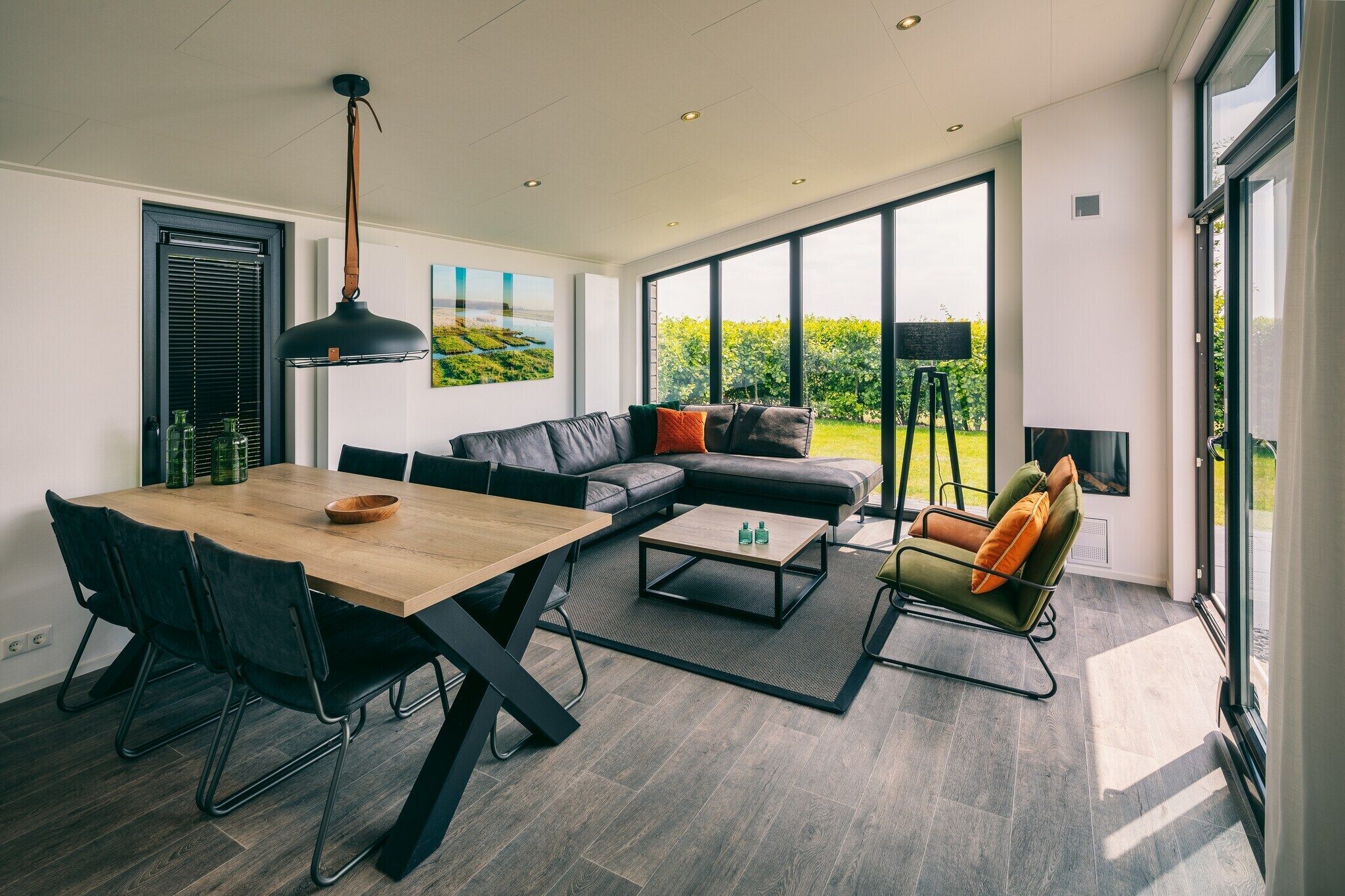 TV connectée, cheminée