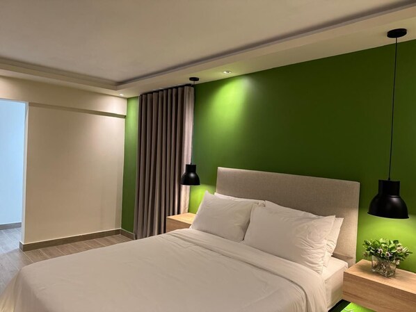 1 chambre, fer et planche à repasser, Wi-Fi, literie fournie