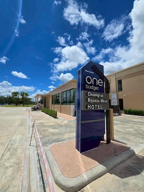 Majoituspaikan julkisivu