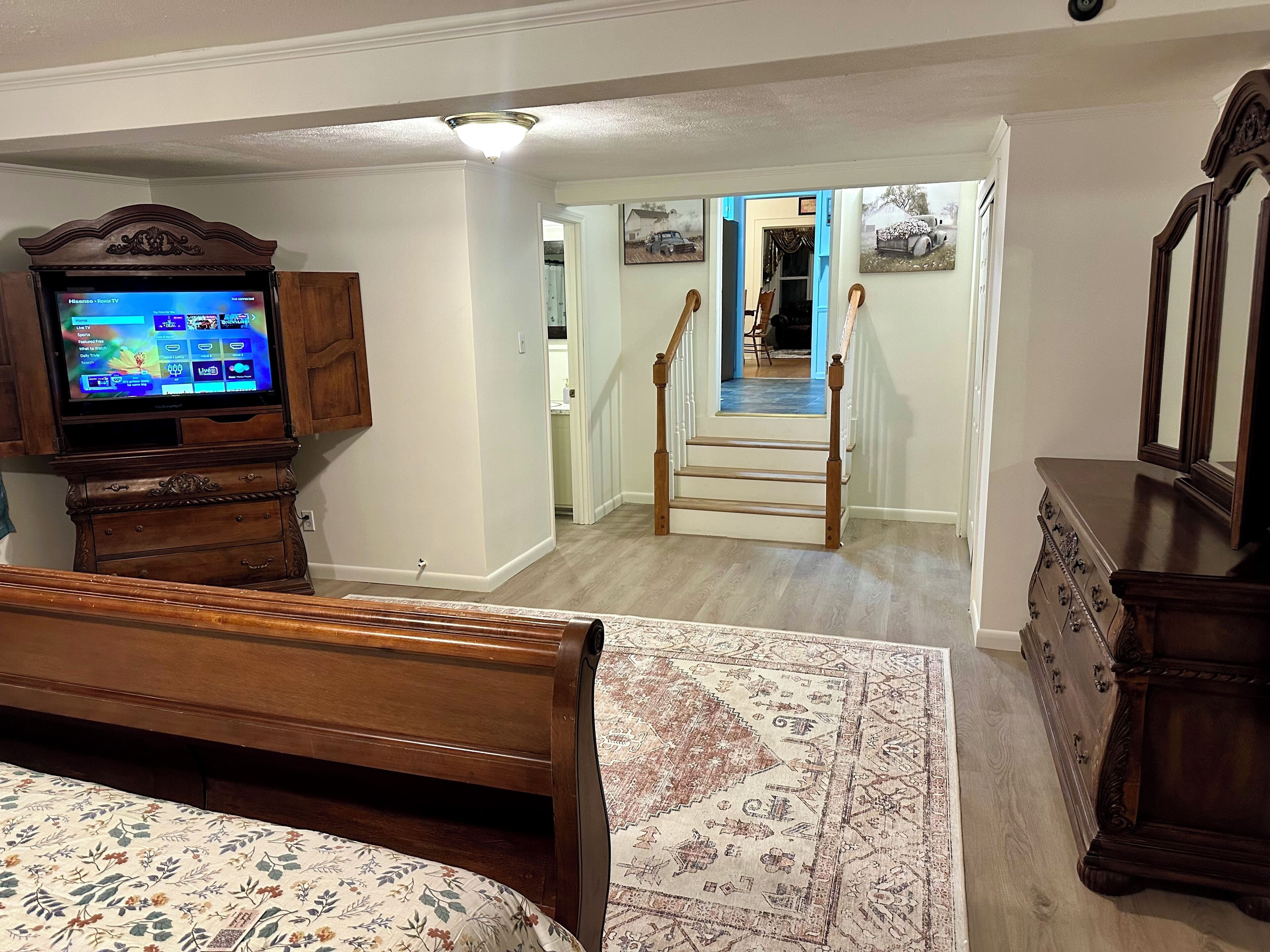 3 habitaciones, tabla de planchar con plancha y wifi gratis 