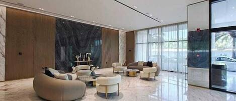 Lobby sitting area