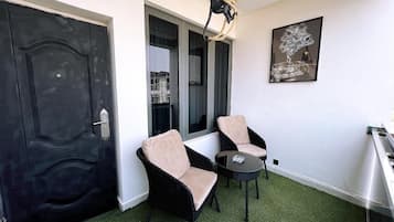Family Apartment, Balcony, City View | Balcony