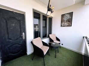 Family Apartment, Balcony, City View | Balcony