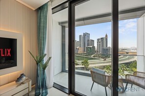 Luxury Apartment, 1 Bedroom, Canal View | Balcony view