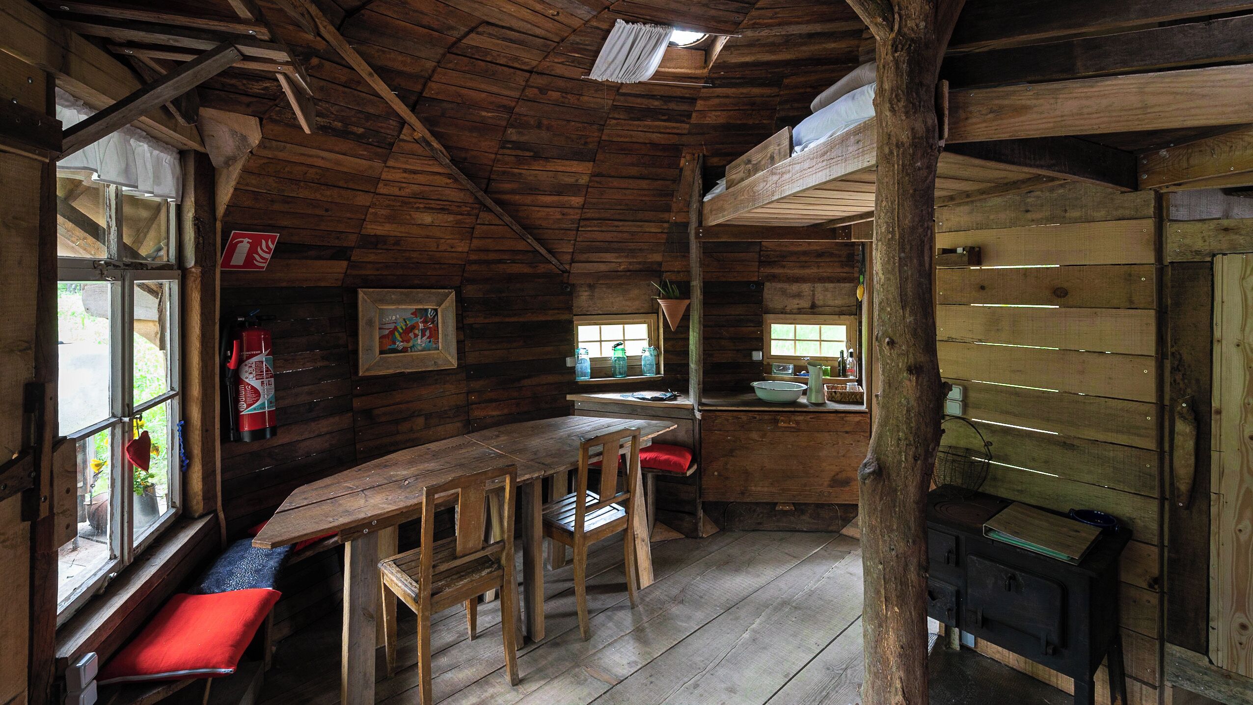 Romantisk hytte, parkutsikt | Sengetøy