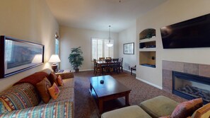 Smart TV, fireplace, offices