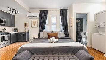 1 chambre, bureau, Wi-Fi, draps fournis