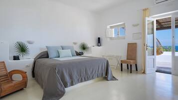 Chambre Double Deluxe, balcon, vue mer | Wi-Fi gratuit