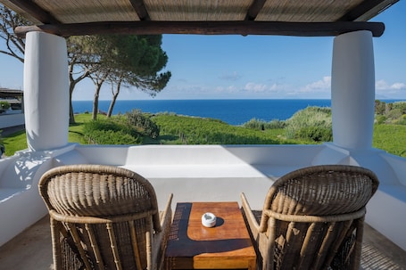 Superior Room, Terrace, Sea View | Terrace/patio. Capofaro Resort