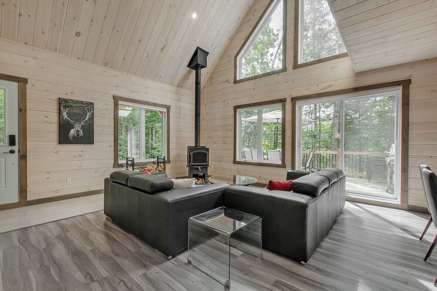 تلفزيون، مدفأة، مكتب