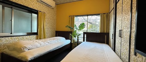 Desk, iron/ironing board, free WiFi, bed sheets