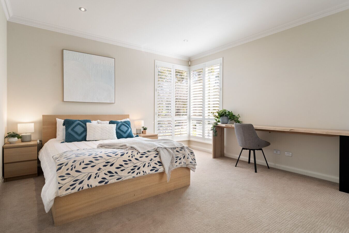 3 عدّة غرف نوم ومكتب ومكواة/لوح كي وواي فاي