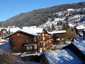 Exterior - 3-room Apartment 5 guests - South Terrace, Garage, WiFi, Near shops (Les Gets)