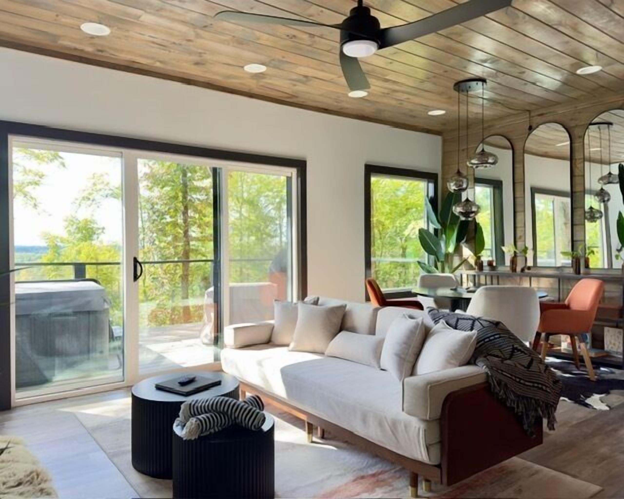 Smart TV, books, stereo