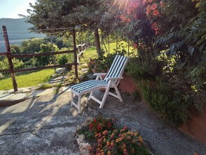 Comfort Double or Twin Room, Garden View | Terrace/patio