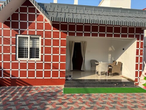Charming 1-bedroom bungalow in serene Bhubaneswar with AC