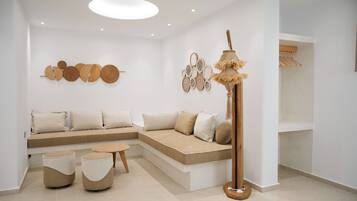Two Bedroom Villa with Private Pool, I | Living area | Flat-screen TV