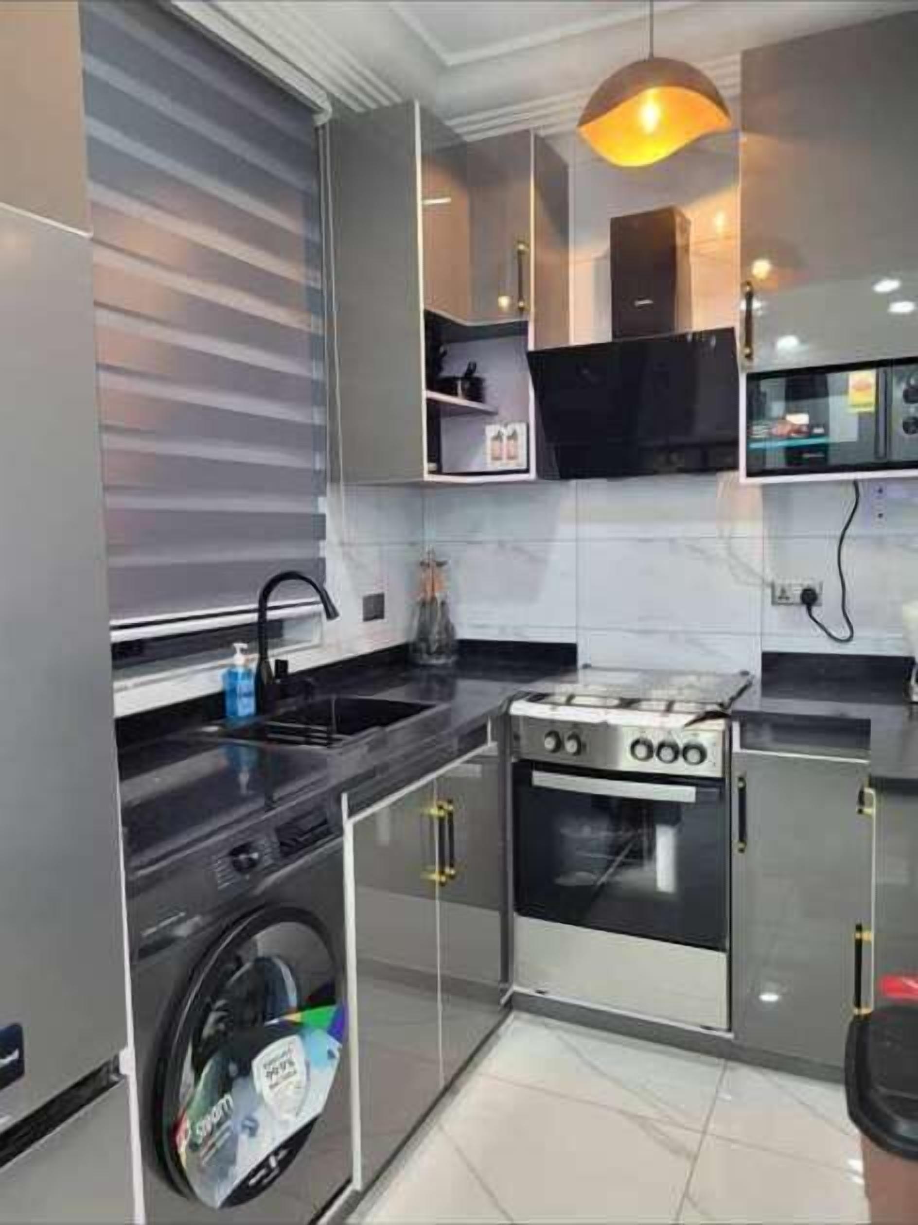 Lyxlägenhet - 1 sovrum - tillgänglighetsanpassat för personer med synskada - kök | Eget kök