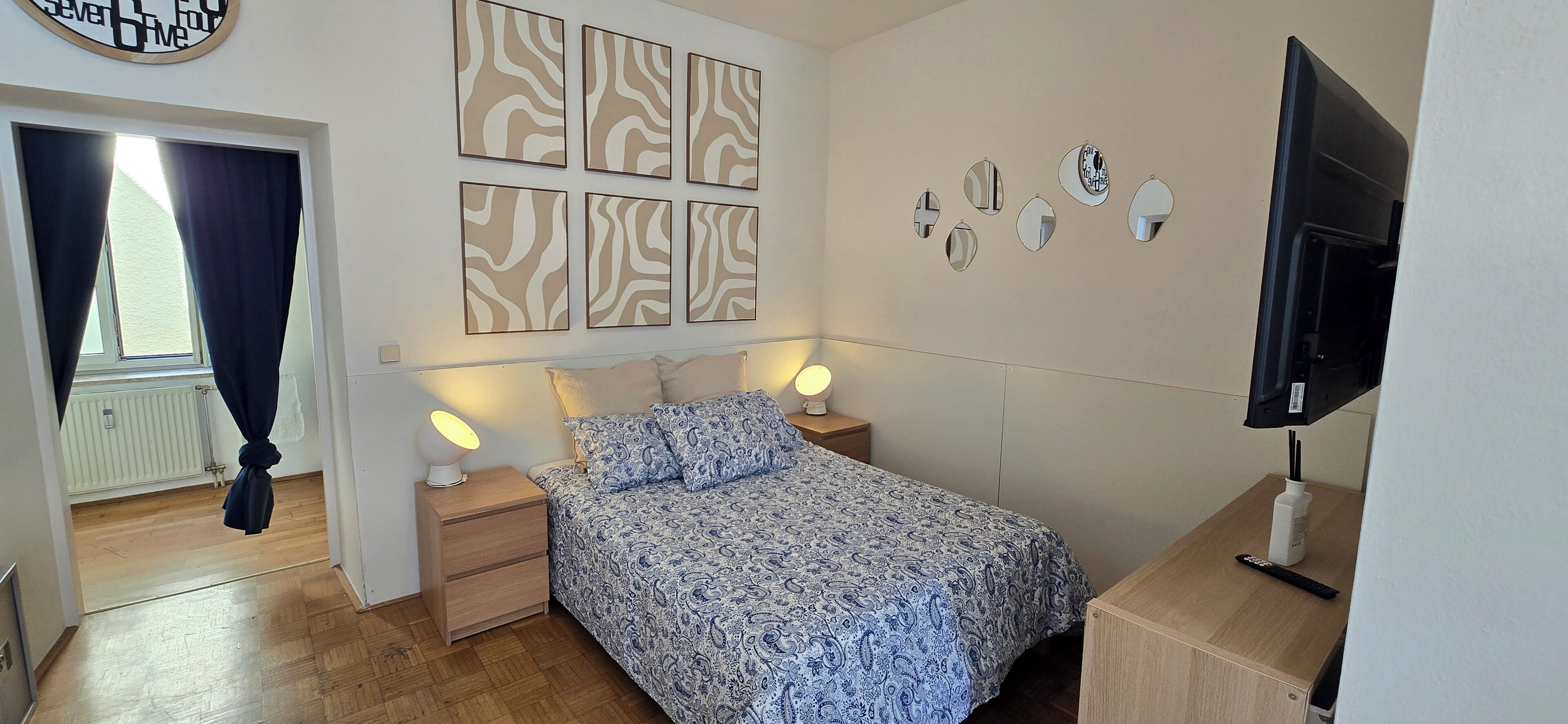 1 Schlafzimmer, Bügeleisen/Bügelbrett, Internetzugang, Bettwäsche