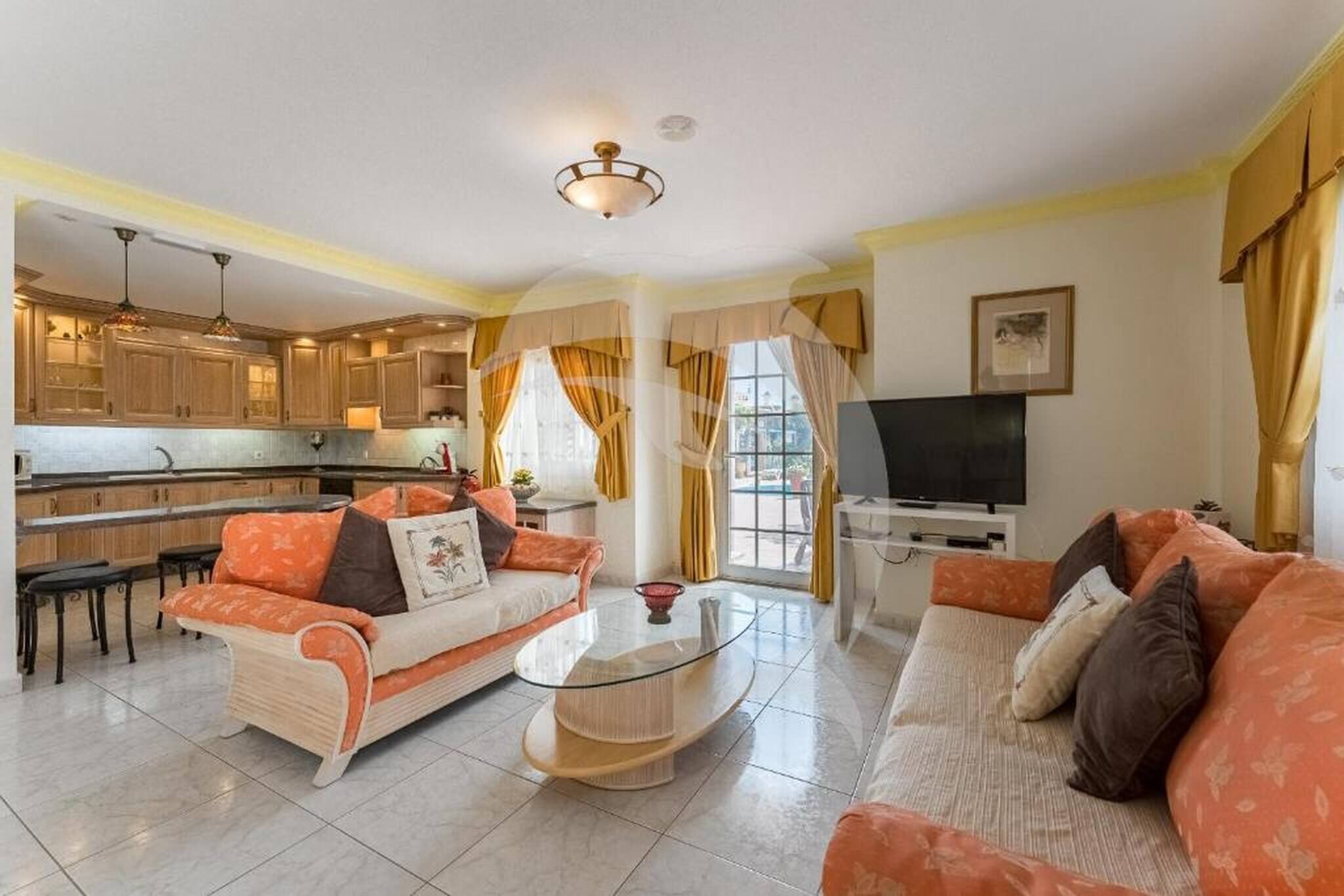 Apartamento, 1 habitación, terraza | Sala de estar