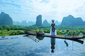 Rooftop terrace - Julon Posthouse (Guilin)