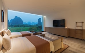 Quarto duplo, para não fumantes, vista para a colina | Vista do quarto
