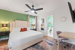 2 habitaciones, escritorio, tabla de planchar con plancha y wifi 