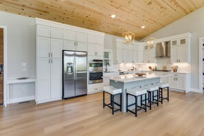 House (4 Bedrooms) | Interior - Mtn-view Decks & Fire Pit: Quiet Brasstown Escape (Brasstown)