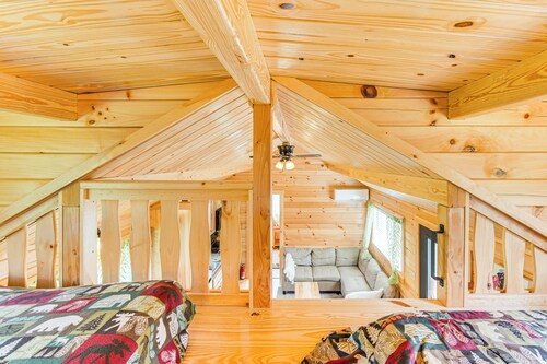 5 Mi to Susquehanna Boating! Secluded Log Cabin