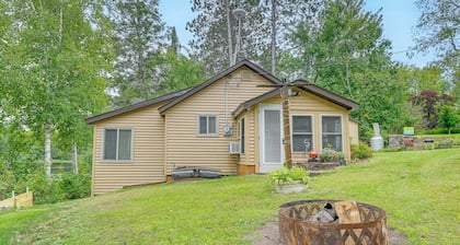 Dock & Lake Access: Cabin 4 Mi to Ice Age Trail!