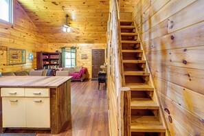 House (1 Bedroom) | Interior - Rustic, Woodsy Cabin in Palestine w/ Pool Table! (Palestine)