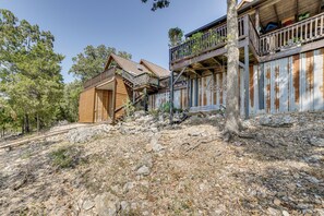 House (3 Bedrooms) | Interior - Boat Lift & Deck: Lakefront Retreat in Shell Knob (Shell Knob)