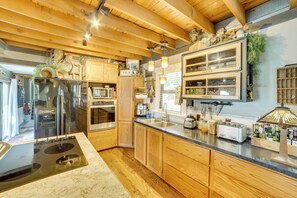House (3 Bedrooms) | Interior - Boat Lift & Deck: Lakefront Retreat in Shell Knob (Shell Knob)