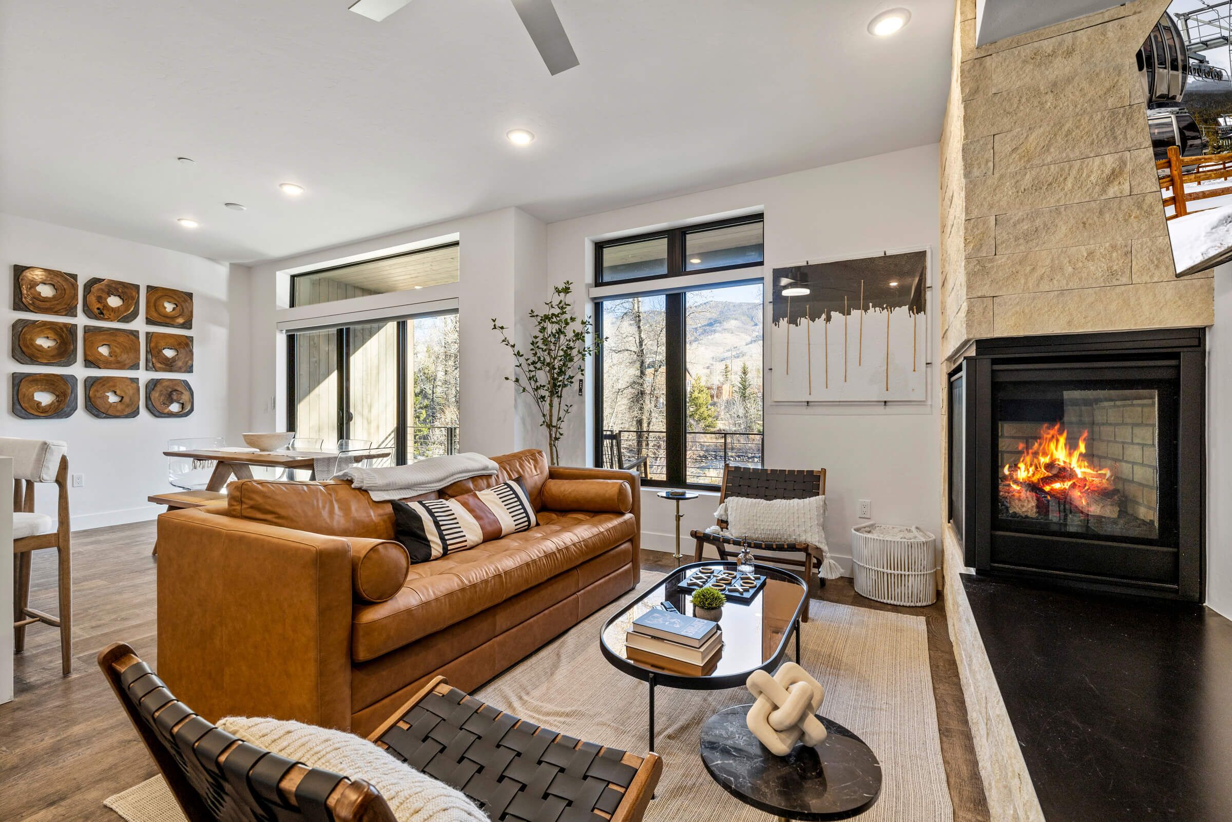 智能电视、壁炉