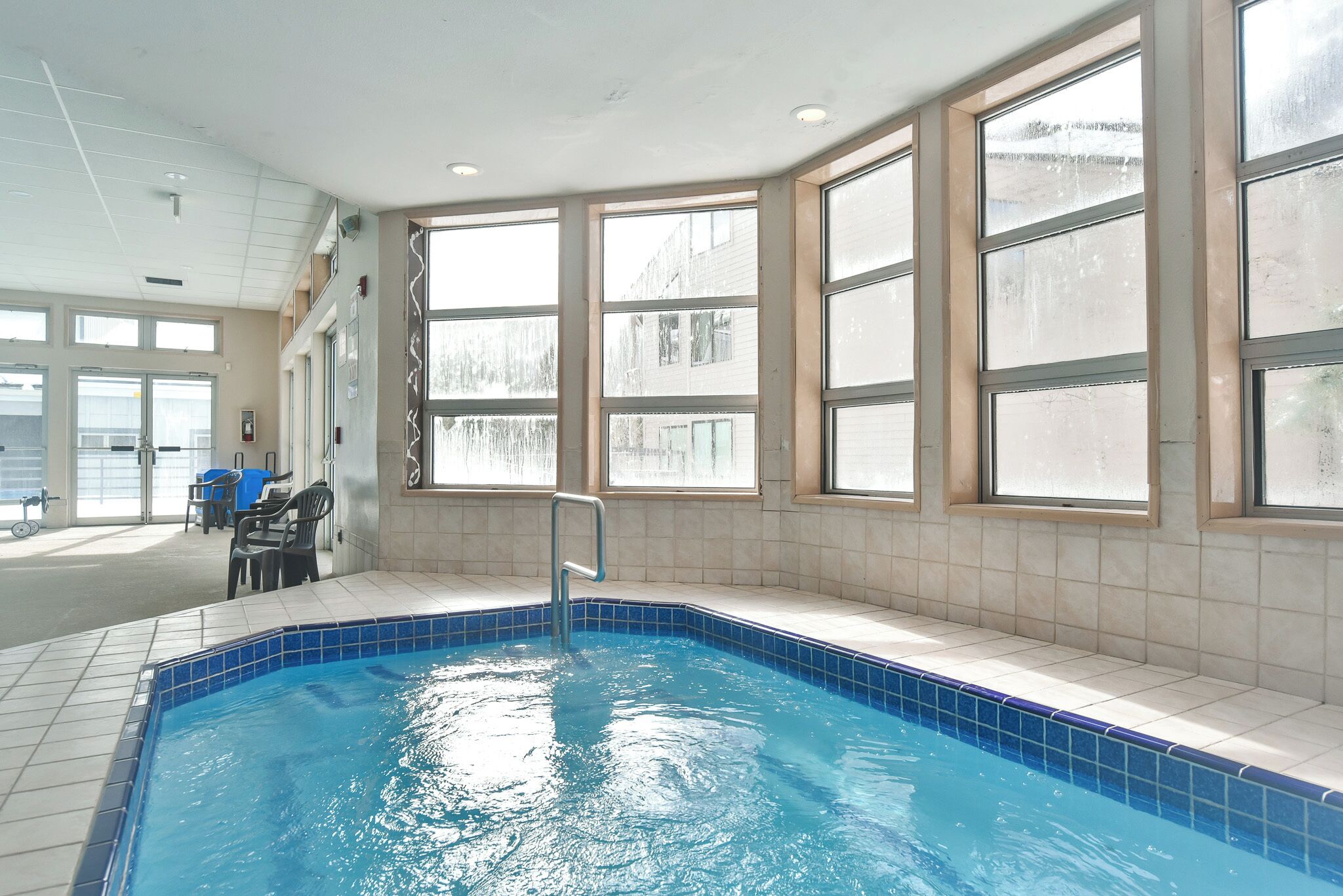 Indoor pool, a heated pool