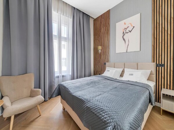 Luxury-Apartment, Blick auf den Innenhof