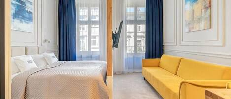 Deluxe Studio, Balcony, City View | In-room safe, blackout curtains, free WiFi