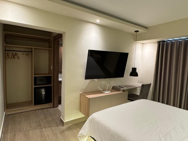 1 soverom, strykejern/-brett, wi-fi og sengetøy