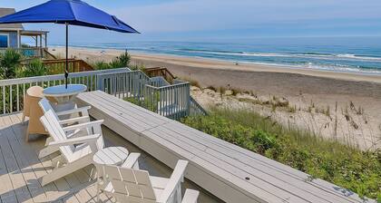 Riptide | Oceanfront Pet-Friendly Home w. Direct Beach Access
