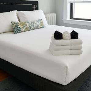 1 chambre, fer et planche à repasser, Wi-Fi, draps fournis