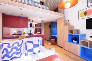 2 soverom, strykejern/-brett, reiseseng for barn og wi-fi