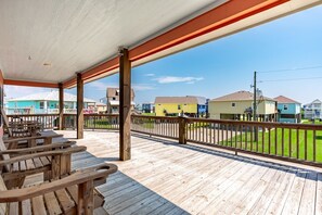 House, 3 Bedrooms | Terrace/patio - Sea Glass Retreat 3 Bedroom Home (Port Bolivar)