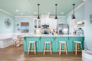 Maison, 3 chambres | Cuisine privée | Réfrigérateur, cafetière/bouilloire