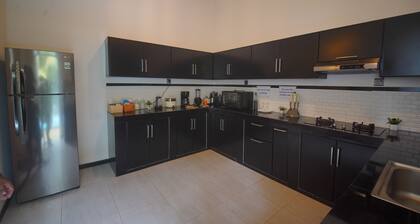 tropical villa with privet pool near the beach