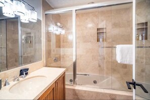 Hair dryer, towels