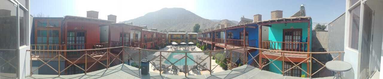 Vista frontal de la propiedad