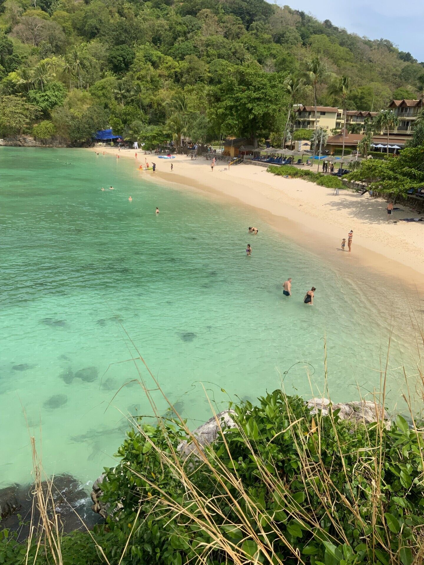 Sun-loungers, beach towels