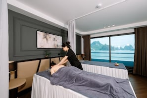 Espace de soins pour les couples, sauna, hammam, soins corporels