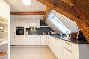 Kühlschrank, Ofen, Herdplatte, Geschirrspüler